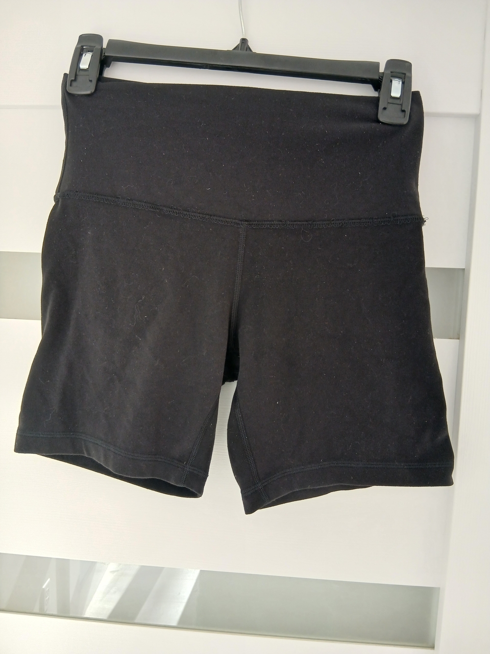 lululemon athletica Black Athletic High-Rise Bike Shorts